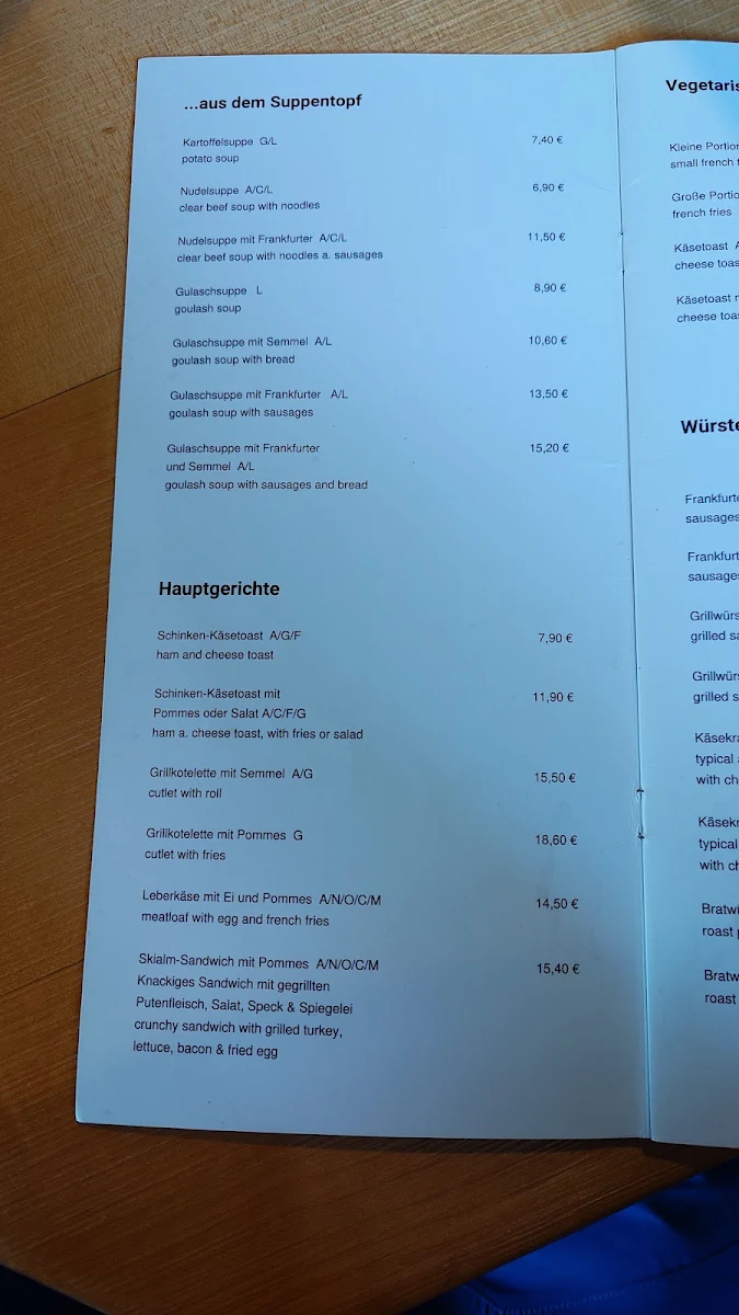 Speisekarte photo 1