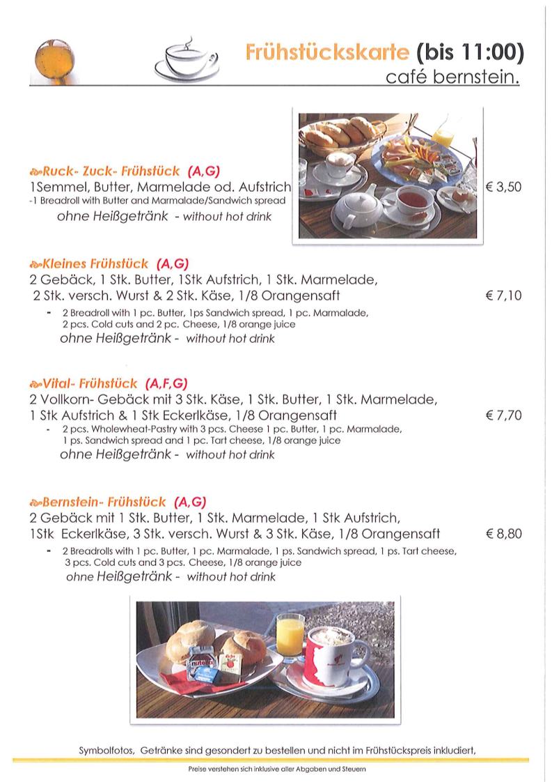 Speisekarte photo 1