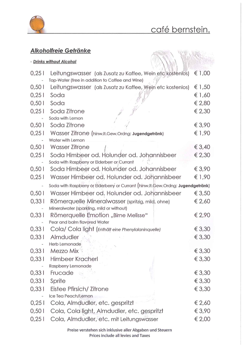 Speisekarte photo 5