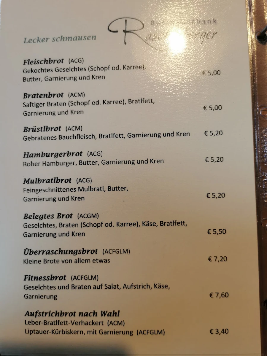 Speisekarte photo 4