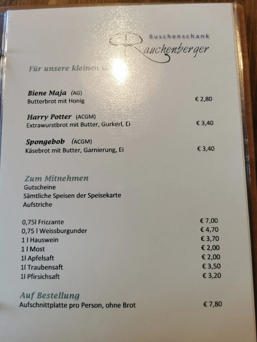 Speisekarte photo 5