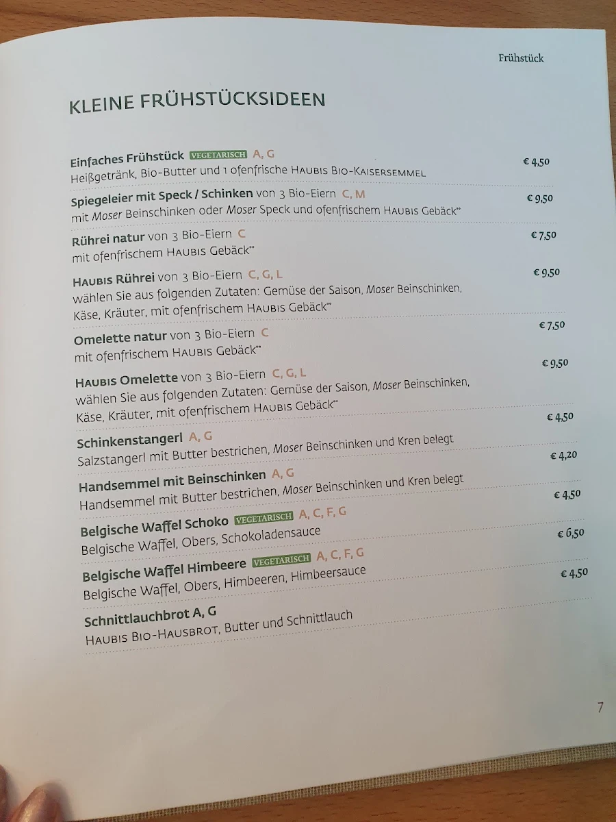 Speisekarte photo 1