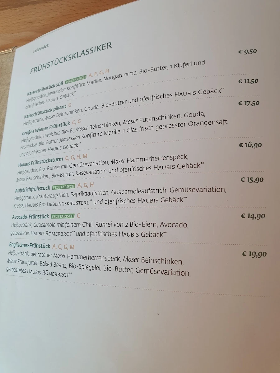Speisekarte photo 2