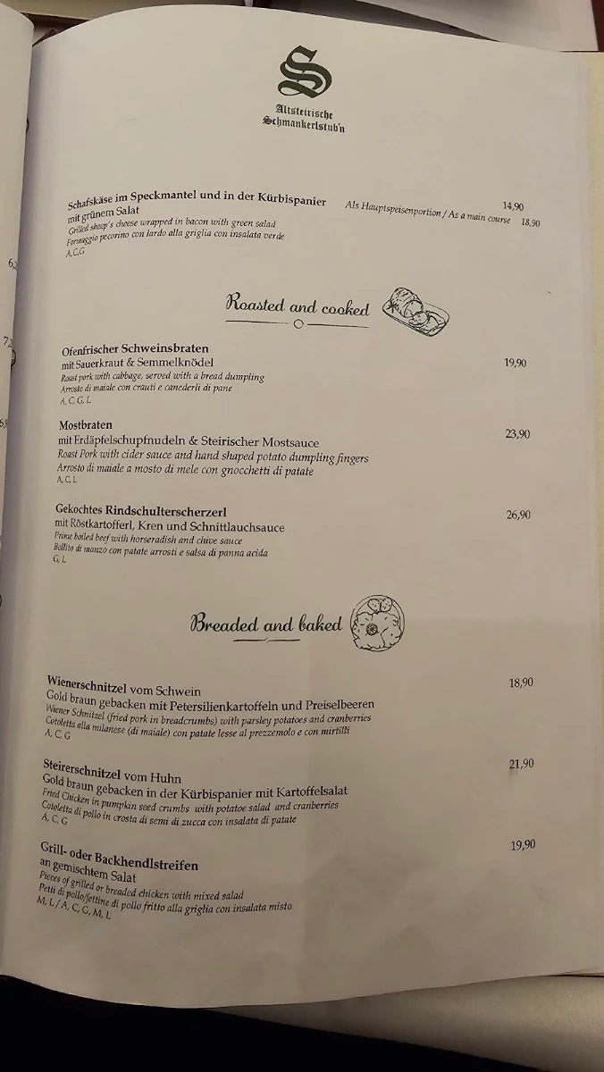 Speisekarte photo 8