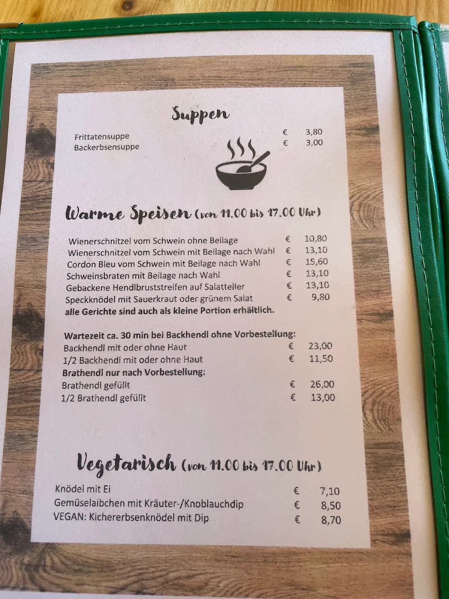 Speisekarte photo 2