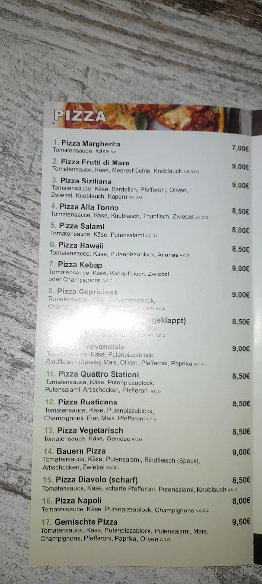Speisekarte photo 2