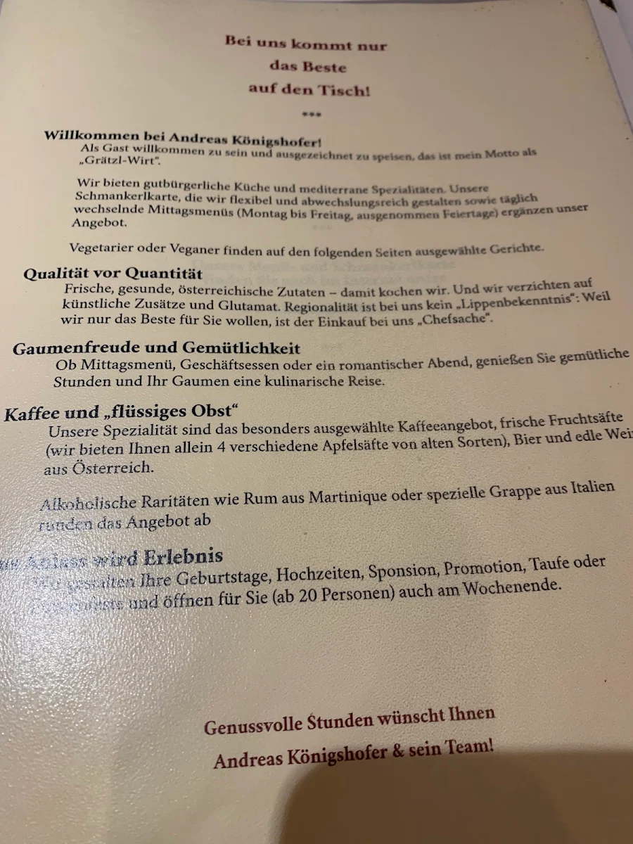 Speisekarte photo 5