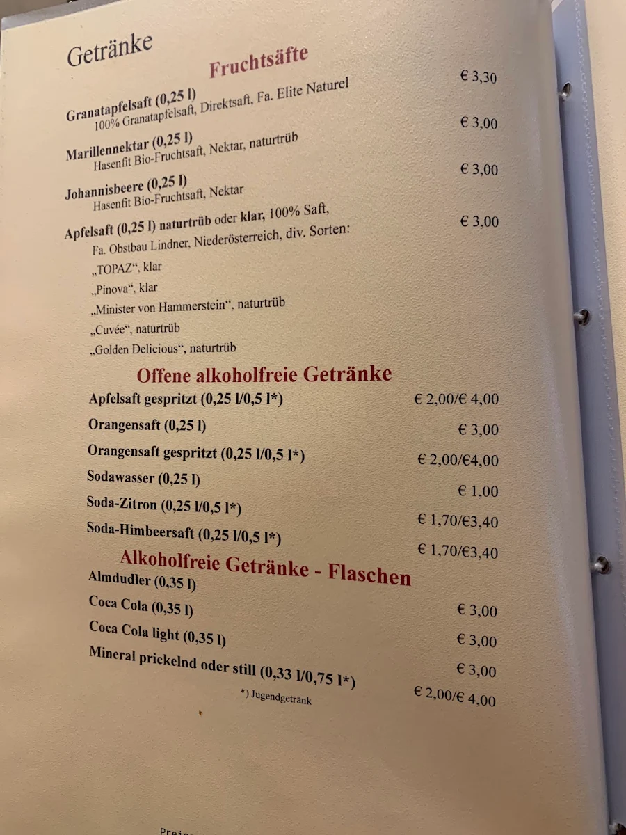Speisekarte photo 6