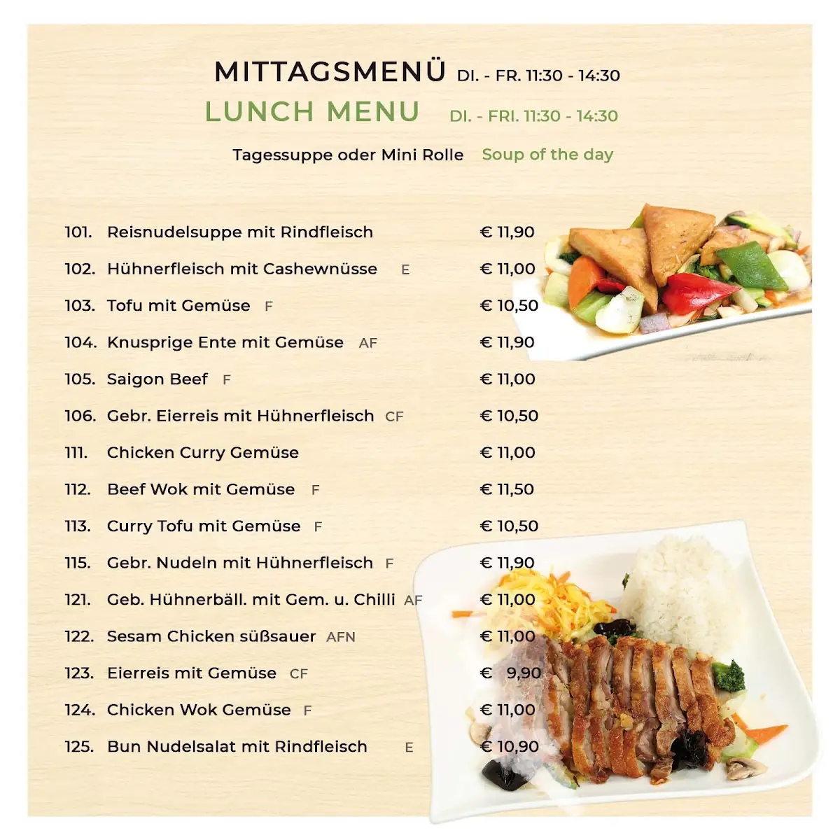 Speisekarte photo 2