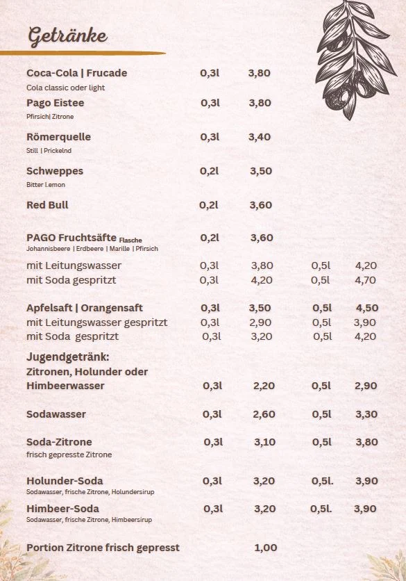 Speisekarte photo 2