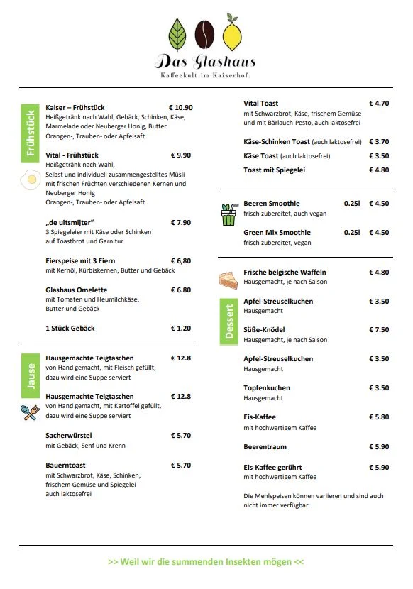 Speisekarte photo 2
