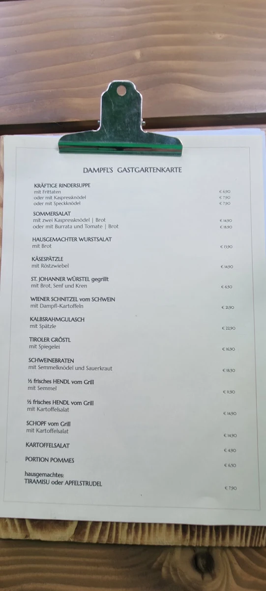 Speisekarte photo 2