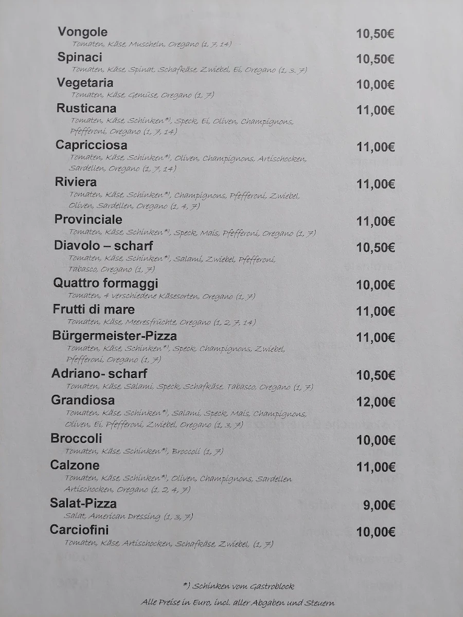 Speisekarte photo 1