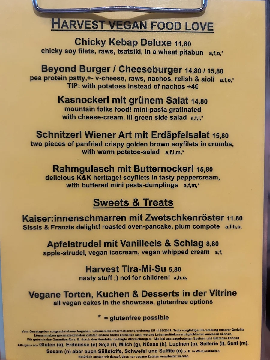 Speisekarte photo 1