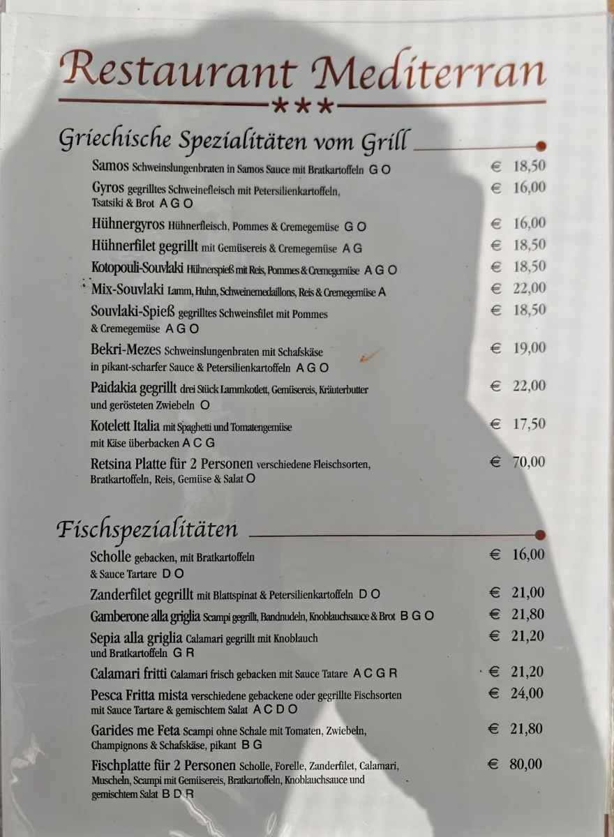 Speisekarte photo 1