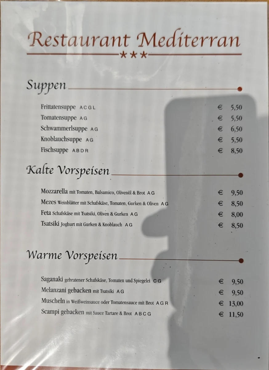 Speisekarte photo 3