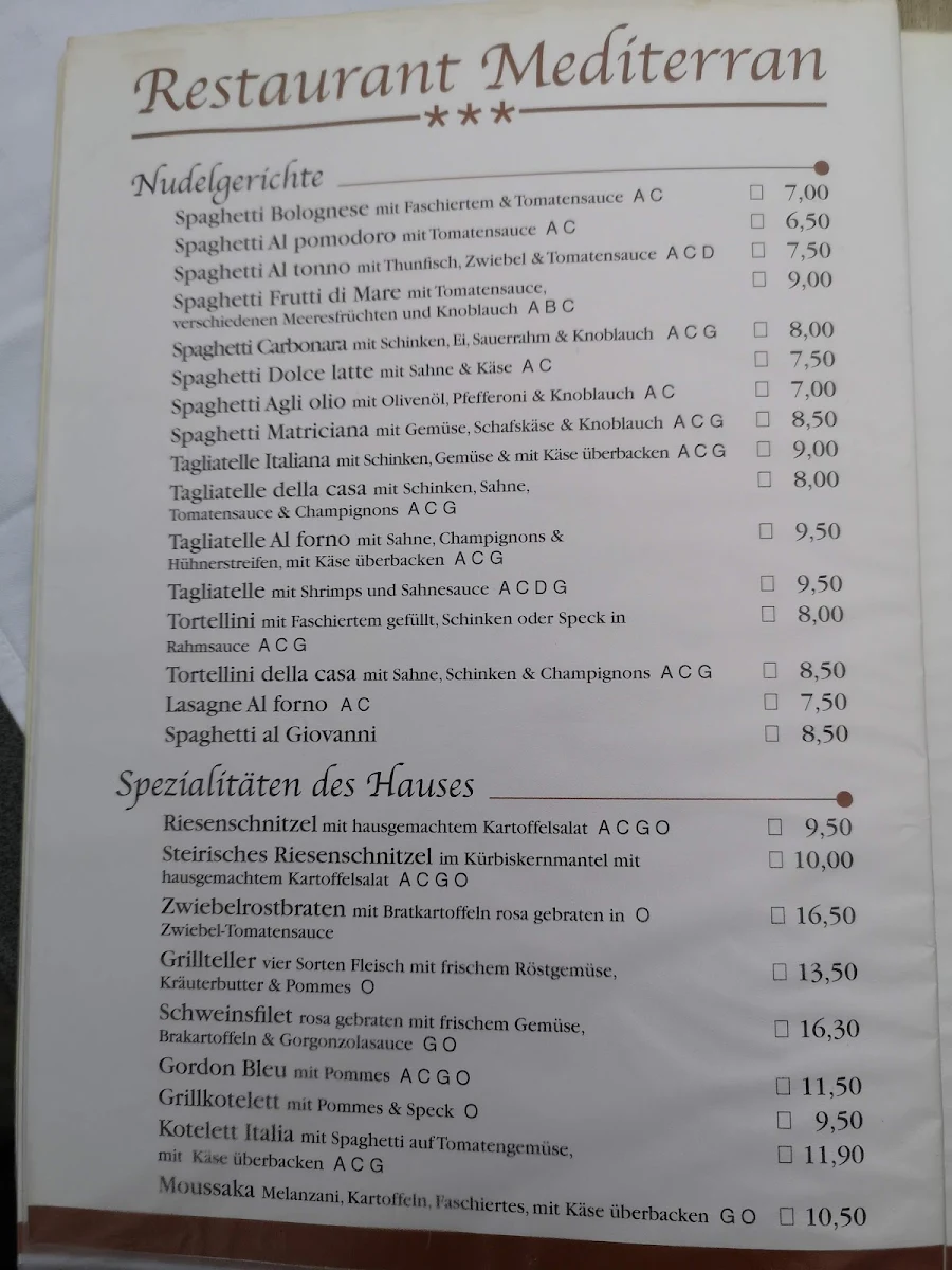 Speisekarte photo 5
