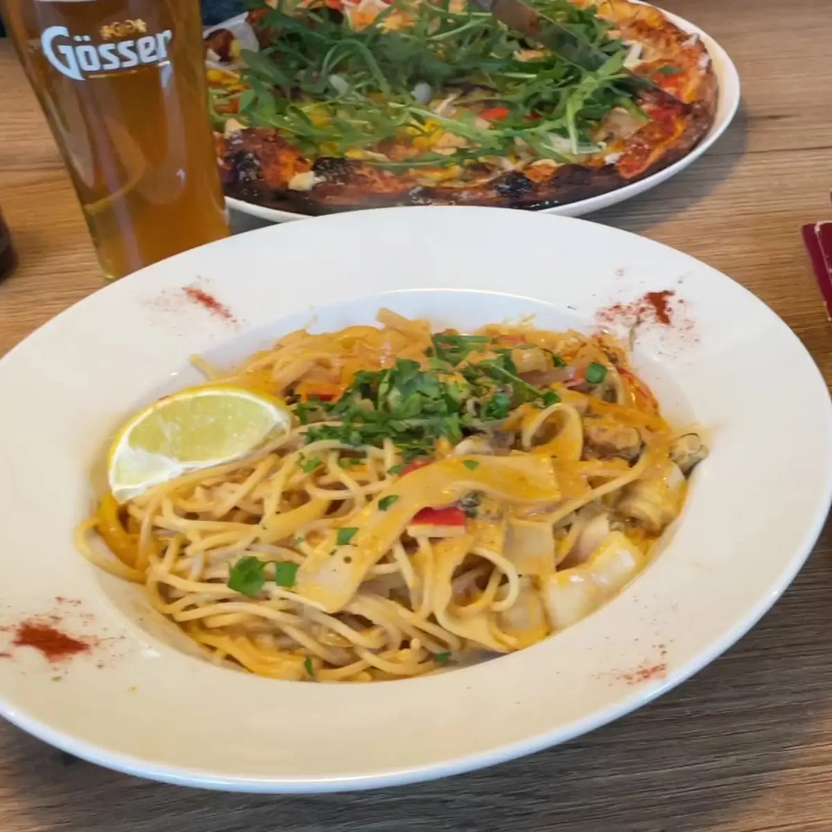 Essen und Trinken, Pizzeria Kegelbahn