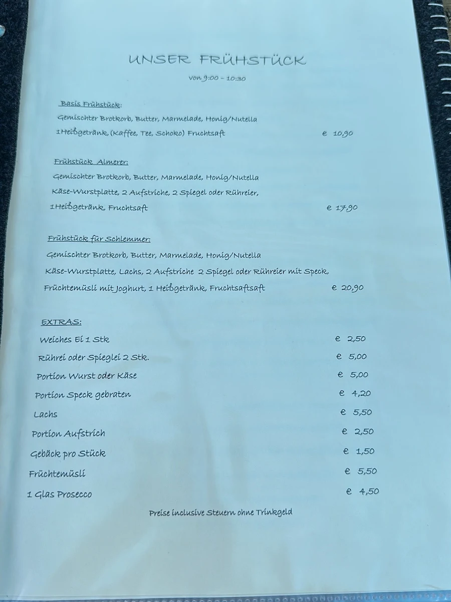 Speisekarte photo 1