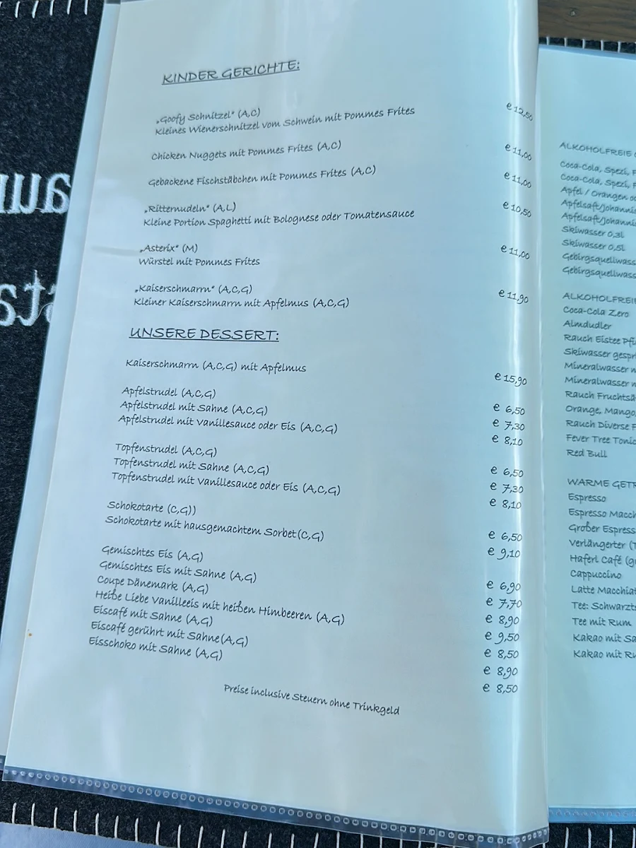 Speisekarte photo 3