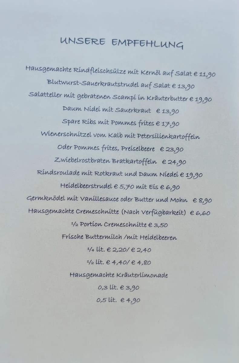 Speisekarte photo 7