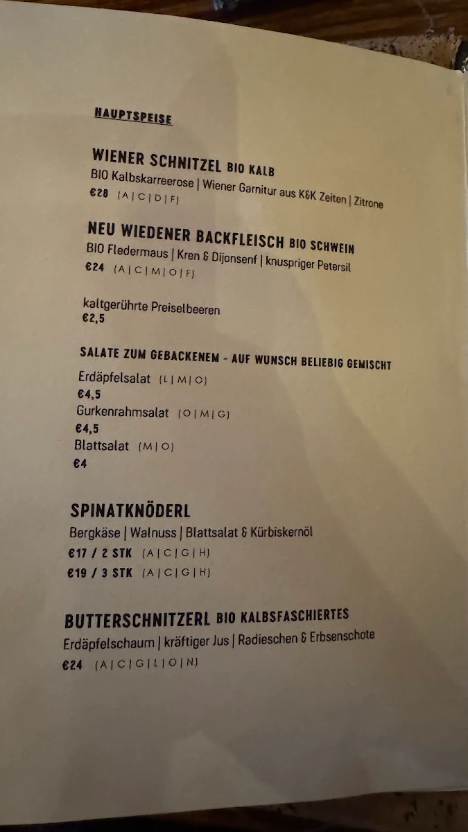 Speisekarte photo 2