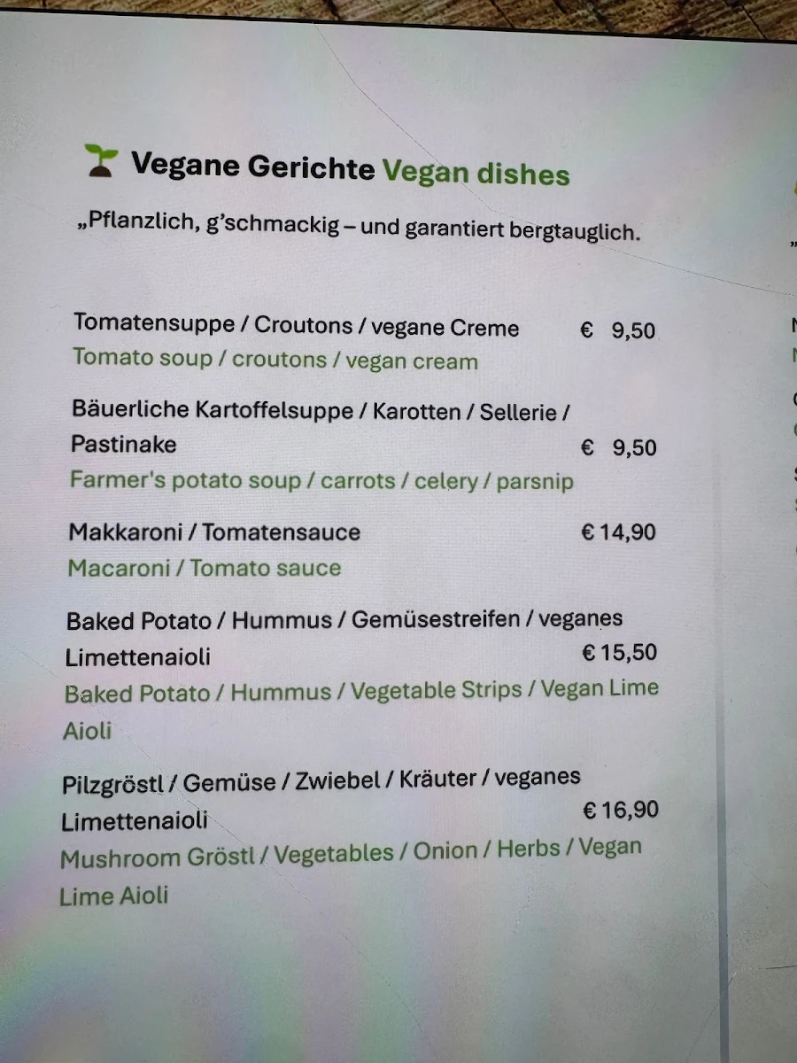 Speisekarte photo 2