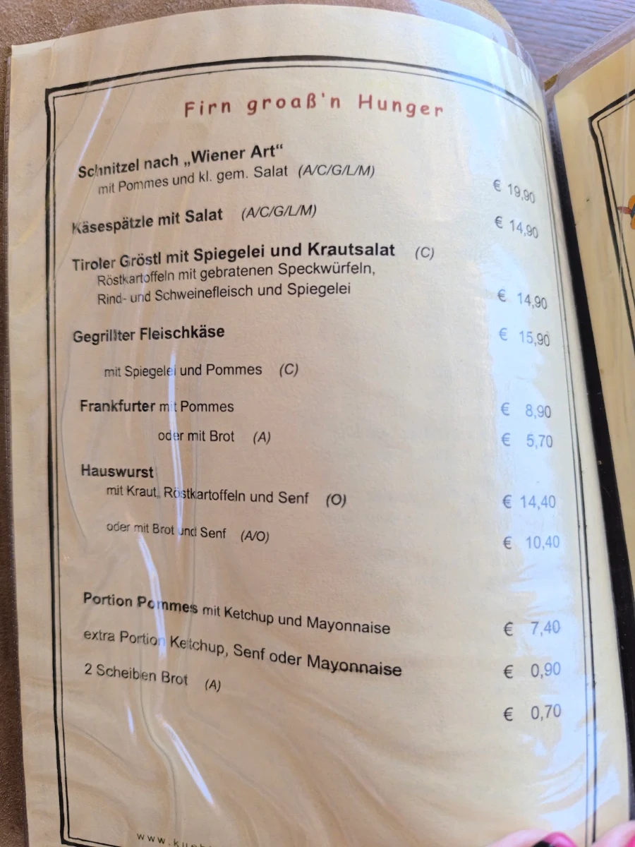 Speisekarte photo 7
