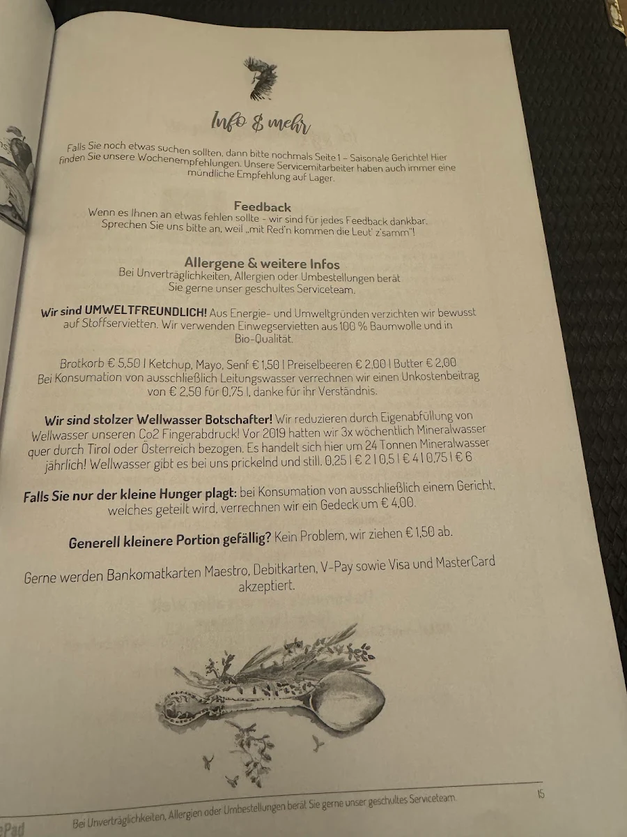 Speisekarte photo 3