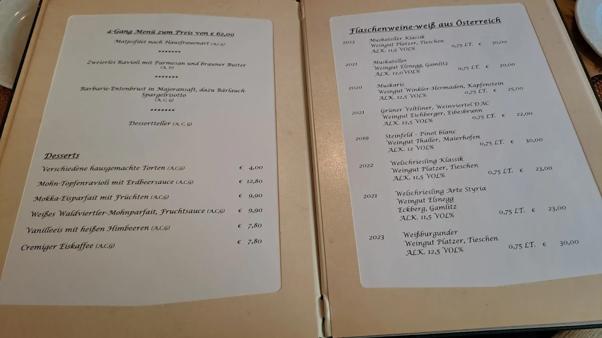Speisekarte photo 1
