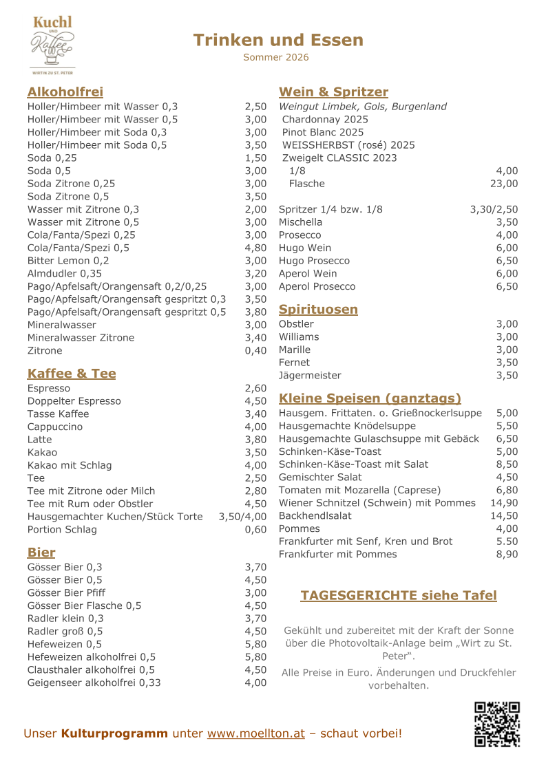 Speisekarte photo 1