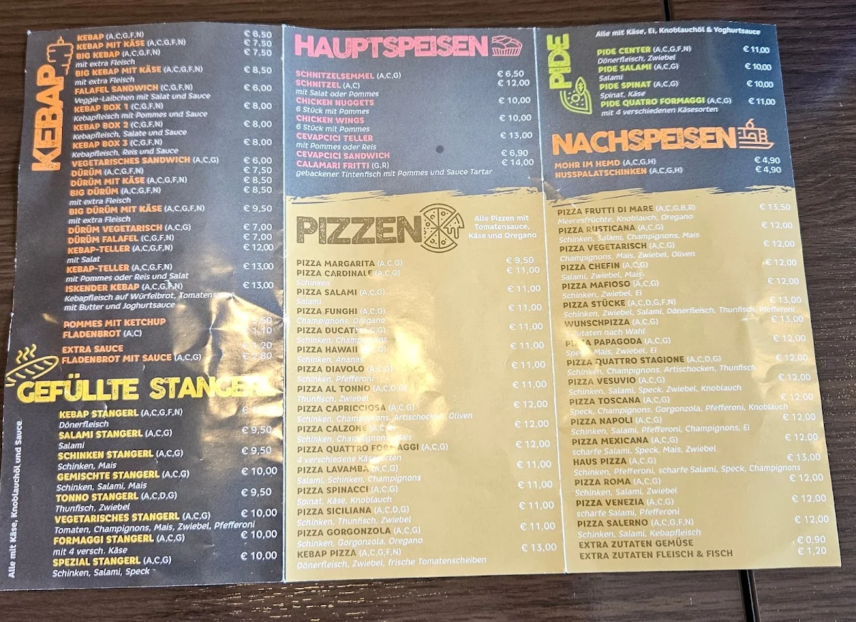 Speisekarte photo 2
