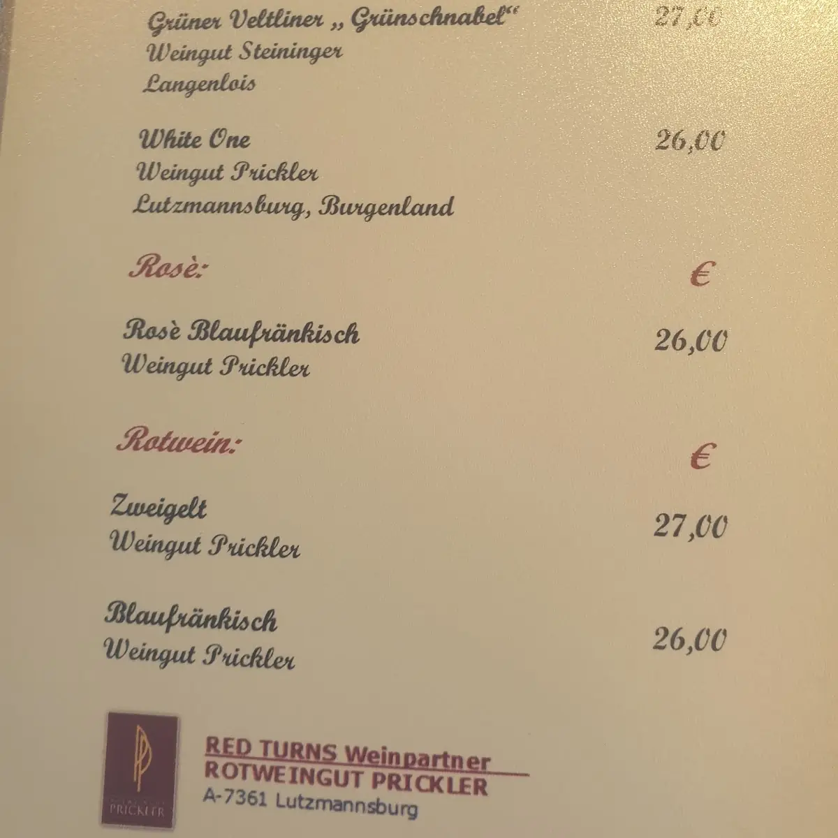 Speisekarte photo 6