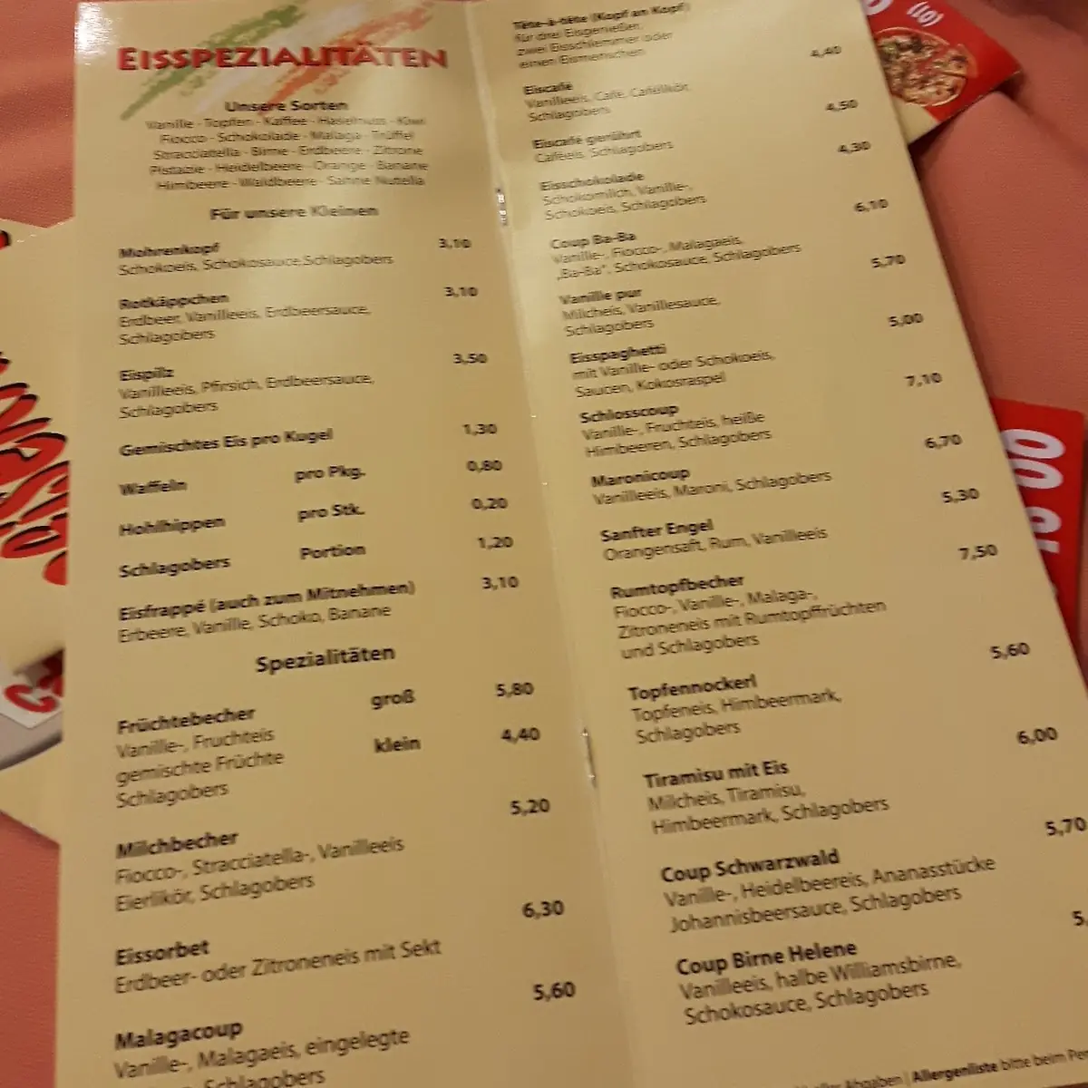 Speisekarte photo 8