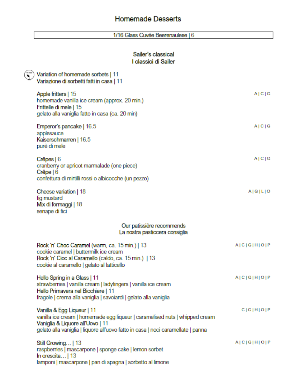 Speisekarte photo 3