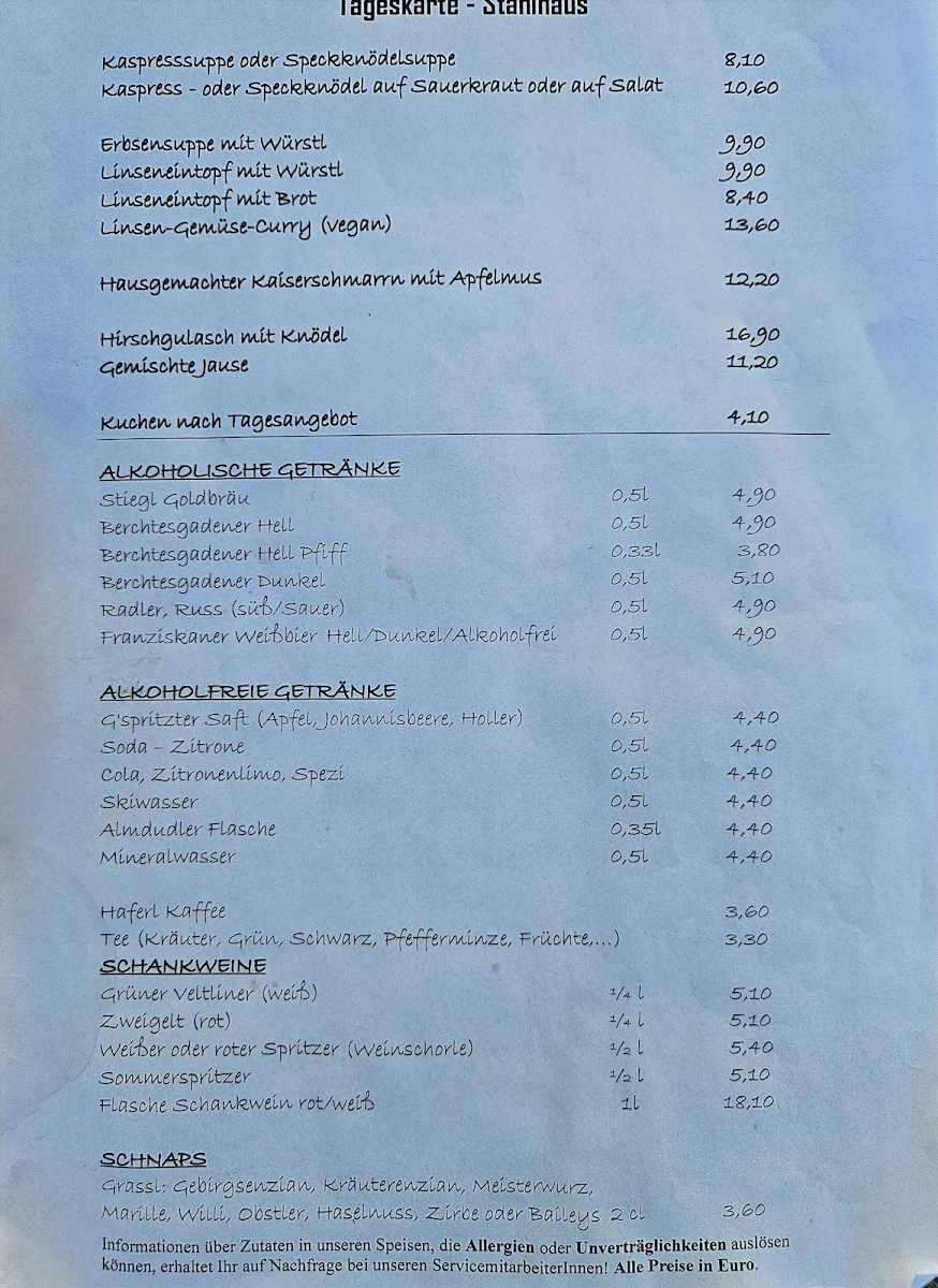 Speisekarte photo 2