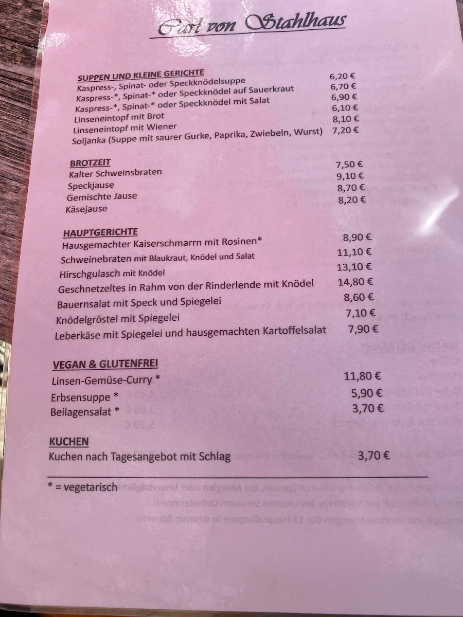 Speisekarte photo 9