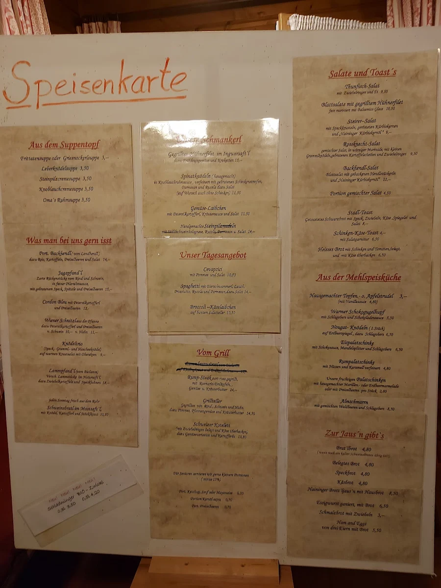 Speisekarte photo 2