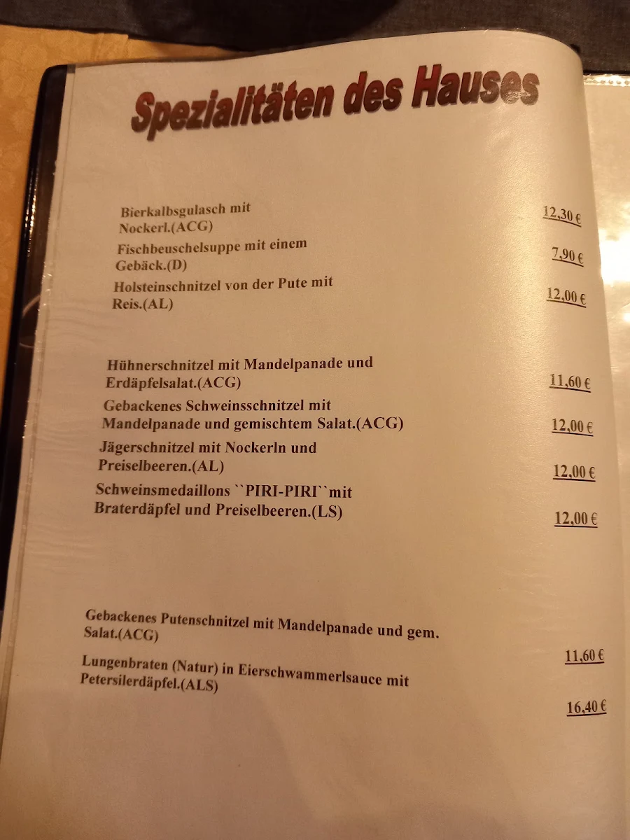 Speisekarte photo 3