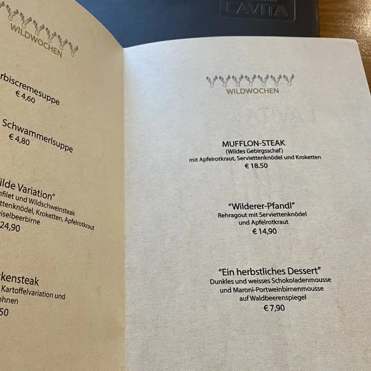 Speisekarte photo 1