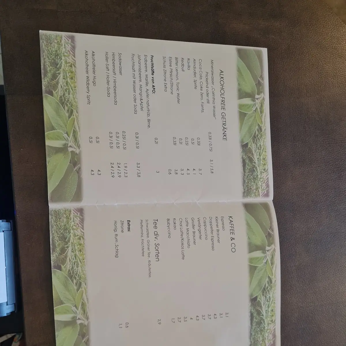Speisekarte photo 3