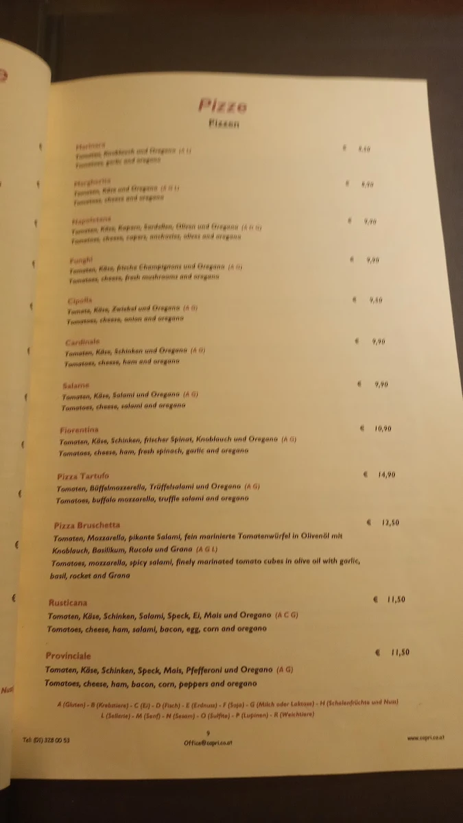 Speisekarte photo 2