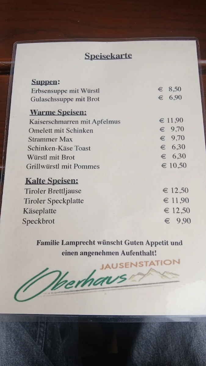Speisekarte photo 1