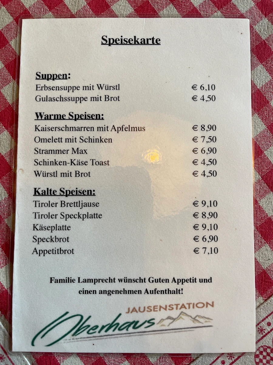 Speisekarte photo 2