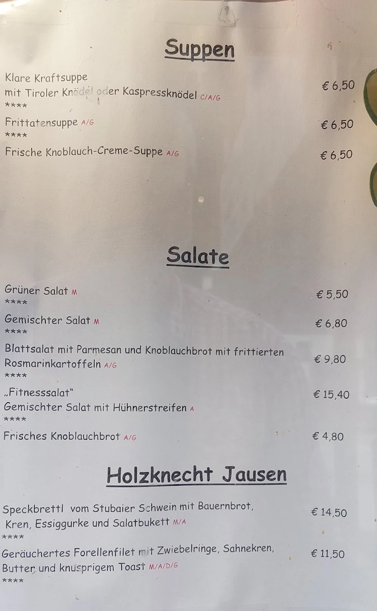 Speisekarte photo 1
