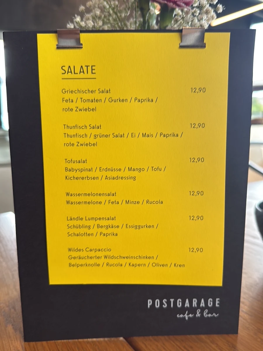 Speisekarte photo 1