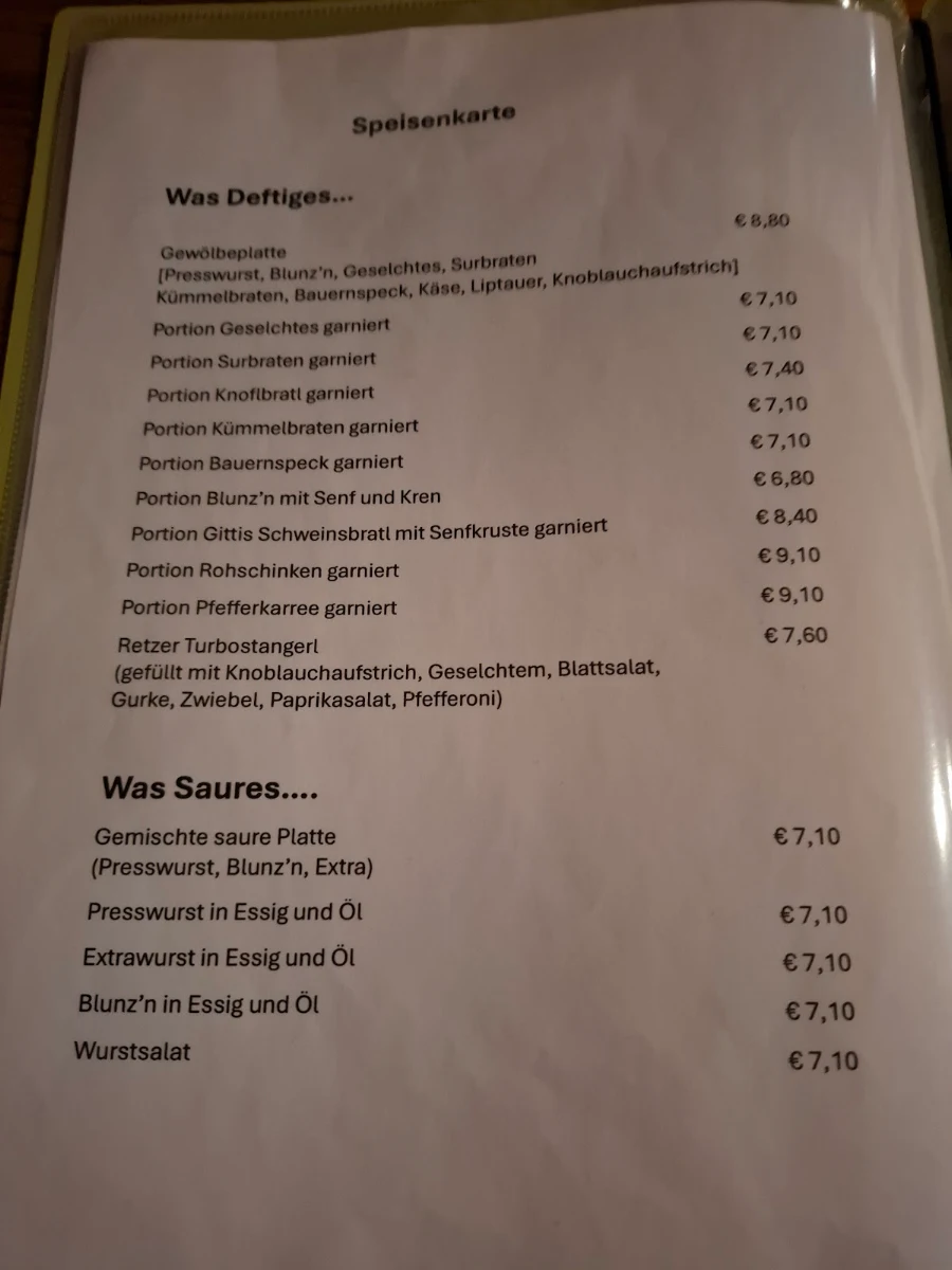 Speisekarte photo 7
