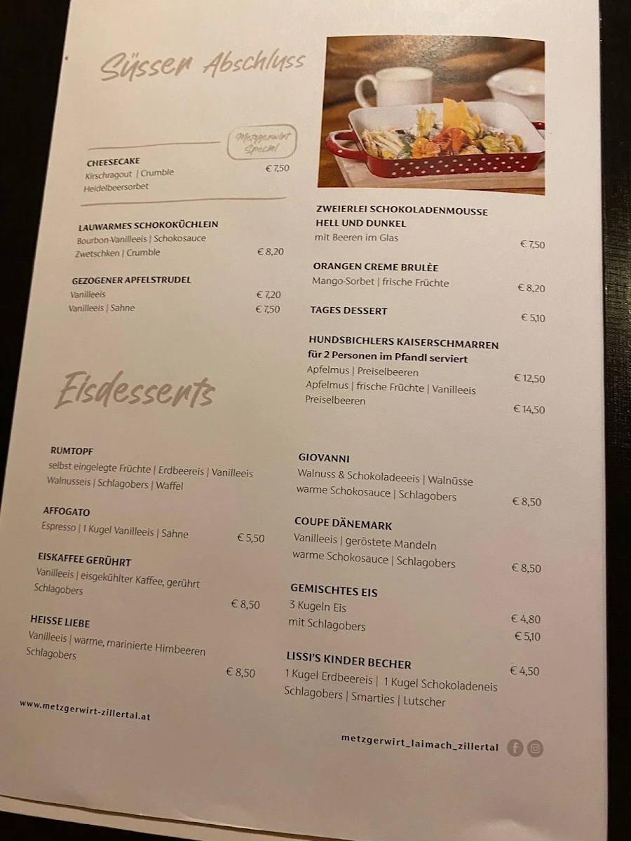 Speisekarte photo 2