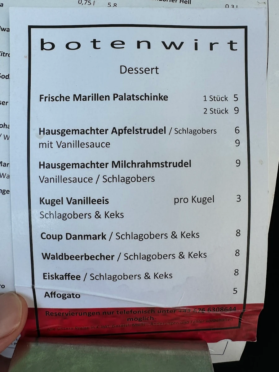 Speisekarte photo 6