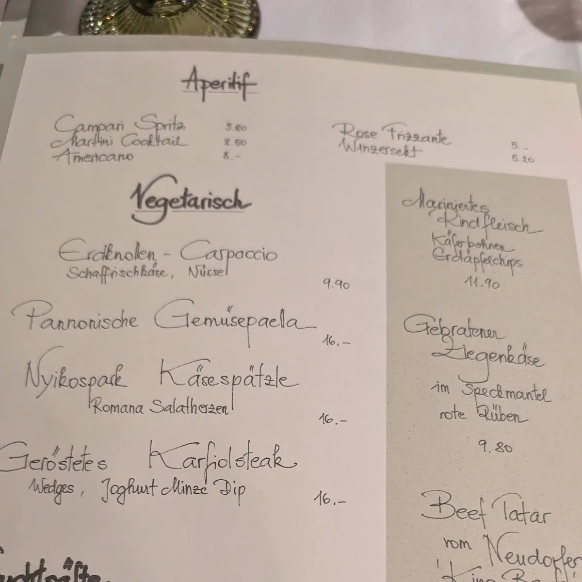 Speisekarte photo 8